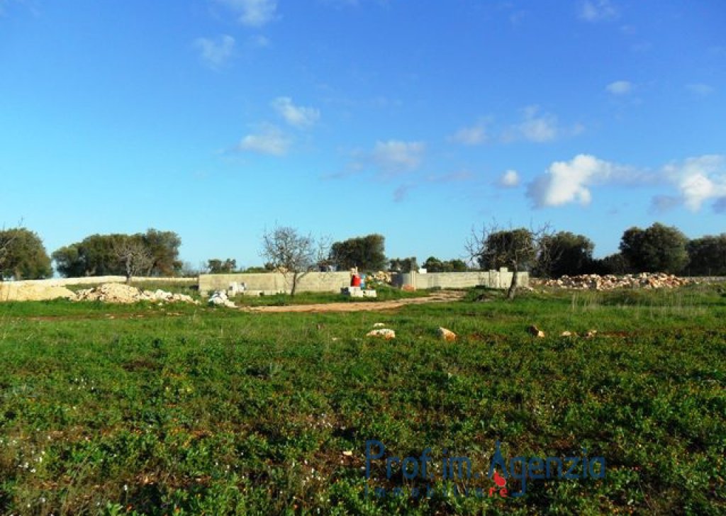 Sale Plots with building permit  Carovigno - Large plot of land cultivable with approved project Locality Agro di Carovigno