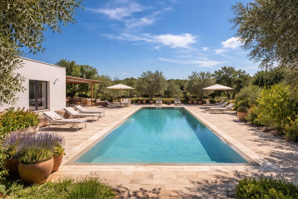 Villa in Apulien mit Pool, eingebettet in die Natur